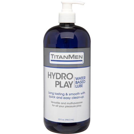 Titanmen Hydro Play Water Based Lube 32 oz. | 782421027056 | Available at EroticWarehouse.com