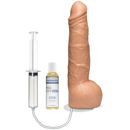 Titanmen Pissoff Squirting Cock With Removable Vac-U-Lock Suction Cup Vanilla | 782421031756 | Available at EroticWarehouse.com