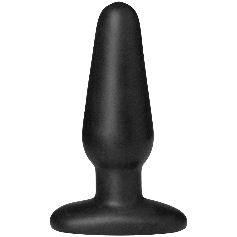 Platinum Premium Silicone Truskyn The Tru Plug Taper Black | 782421032135 | Available at EroticWarehouse.com