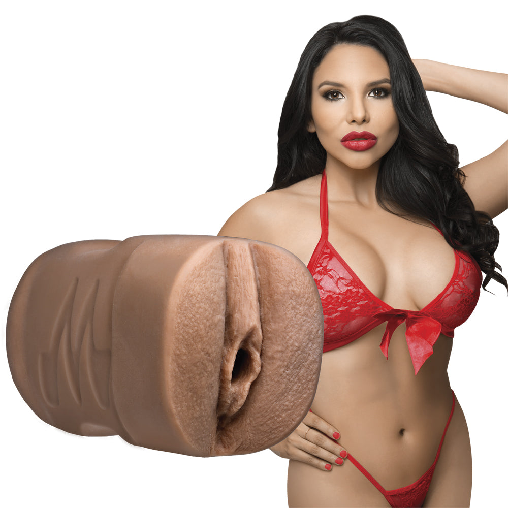Signature Strokers Missy Martinez Ultraskyn Pocket Pussy Caramel | 782421054403 | Available at EroticWarehouse.com