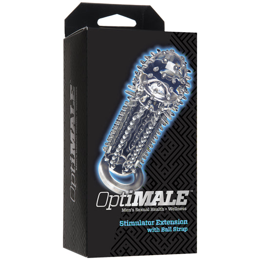 Optimale Stimulator Extension Clear | 782421054625 | Available at EroticWarehouse.com