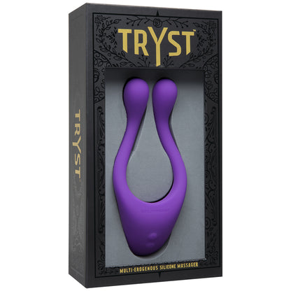 Tryst Multi Erogenous Zone Massager Purple | 782421054977 | Available at EroticWarehouse.com