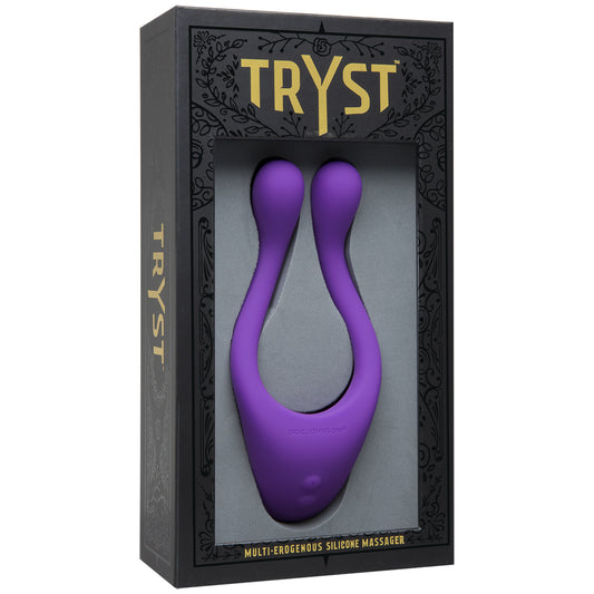 Tryst Multi Erogenous Zone Massager Purple | 782421054977 | Available at EroticWarehouse.com