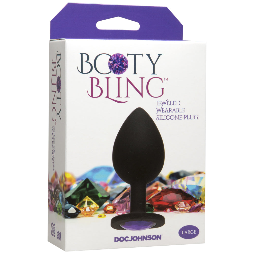 Booty Bling Large Purple | 782421055073 | Available at EroticWarehouse.com