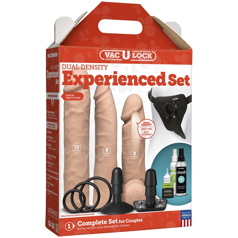 Vac-U-Lock Dual Density Experienced Set Vanilla | 782421057213 | Available at EroticWarehouse.com