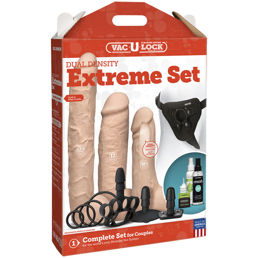 Vac-U-Lock Dual Density Extreme Set Vanilla | 782421057220 | Available at EroticWarehouse.com