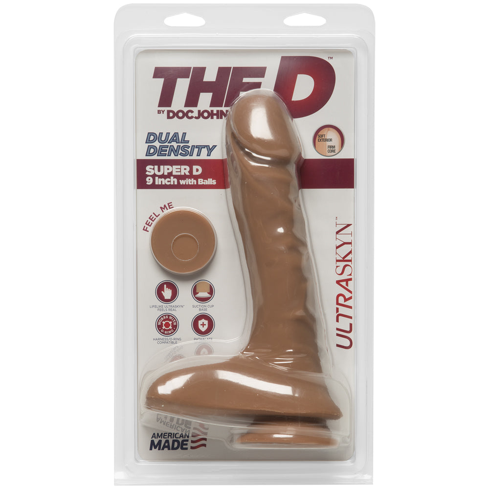 The D - Super D 9" Caramel | 782421058692 | Available at EroticWarehouse.com