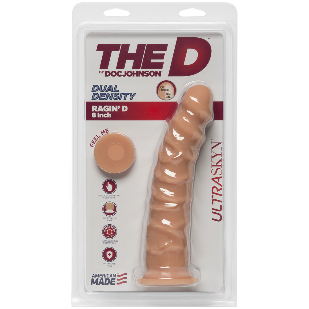 The D - Ragin' D 8" Vanilla | 782421058715 | Available at EroticWarehouse.com