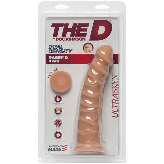 The D - Ragin' D 8" Vanilla | 782421058715 | Available at EroticWarehouse.com