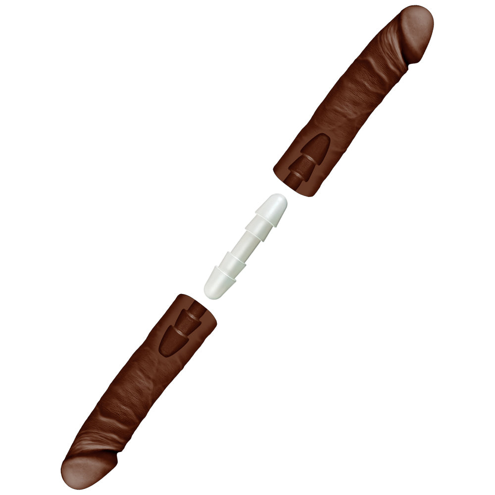 The D Double D 16" Ultraskyn Chocolate | 782421058883 | Available at EroticWarehouse.com
