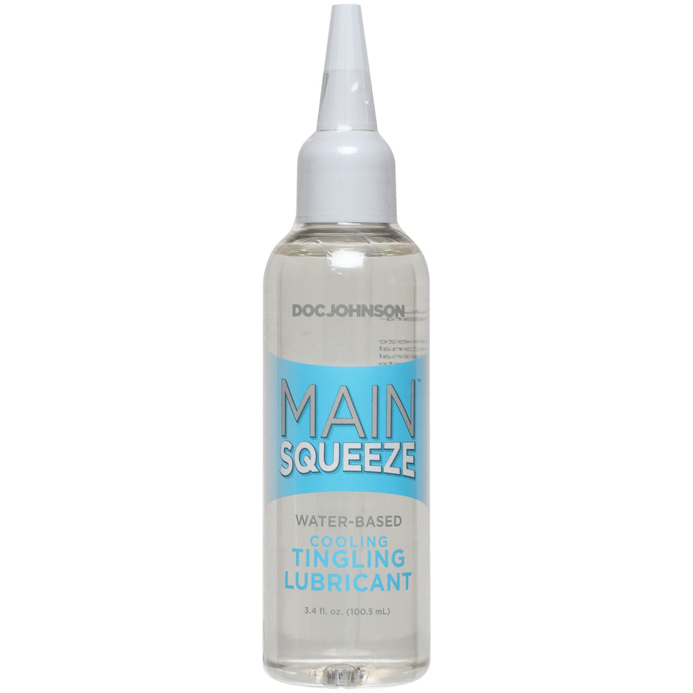 Main Squeeze Cooling Water-Based Lubricant 3.4 oz. | 782421065959 | Available at EroticWarehouse.com