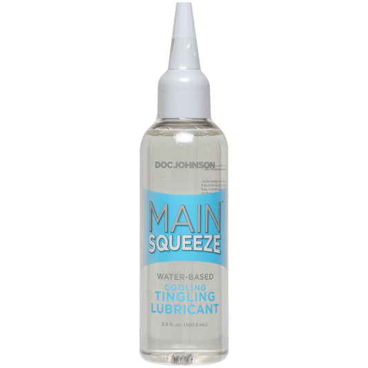 Main Squeeze Cooling Water-Based Lubricant 3.4 oz. | 782421065959 | Available at EroticWarehouse.com