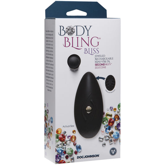 Body Bling Bliss Silver Mini Vibe | 782421069285 | Available at EroticWarehouse.com
