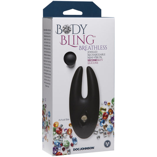 Body Bling Breathless Silver Mini Vibe | 782421069315 | Available at EroticWarehouse.com