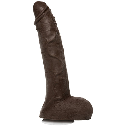 Signature Cocks Jason Luv 10" Ultraskyn Cock with Removable Vac-U-Lock Suction Cup Chocolate | 782421069476 | Available at EroticWarehouse.com