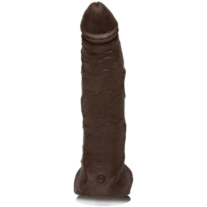 Signature Cocks Jason Luv 10" Ultraskyn Cock with Removable Vac-U-Lock Suction Cup Chocolate | 782421069476 | Available at EroticWarehouse.com