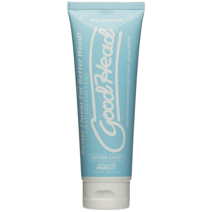 Goodhead Oral Delight Gel Cotton Candy 4 oz. Tube | 782421069612 | Available at EroticWarehouse.com