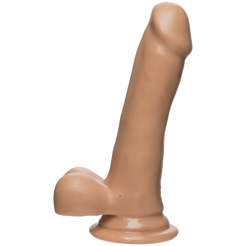 The D Slim D 6" With Balls Firmskyn Vanilla | 782421069759 | Available at EroticWarehouse.com