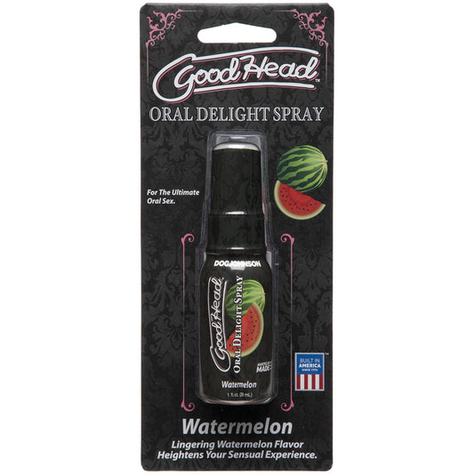 Goodhead Oral Delight Spray Watermelon 1 oz. | 782421070083 | Available at EroticWarehouse.com