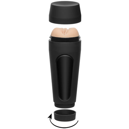 Main Squeeze Endurance Trainer Ultraskyn Stroker Pussy Vanilla | 782421072940 | Available at EroticWarehouse.com