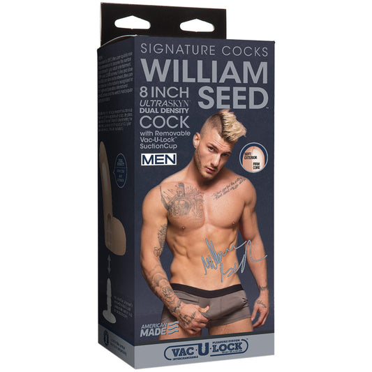 William Seed 8" Ultraskyn Cock With Removable Vac-U-Lock Suction Cup | 782421073374 | Available at EroticWarehouse.com