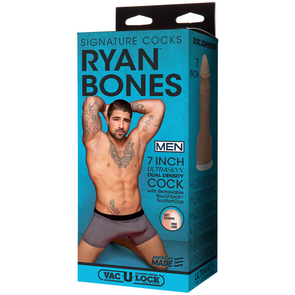 Ryan Bones 7" Ultraskyn Cock With Removable Vac-U-Lock Suction Cup | 782421073381 | Available at EroticWarehouse.com