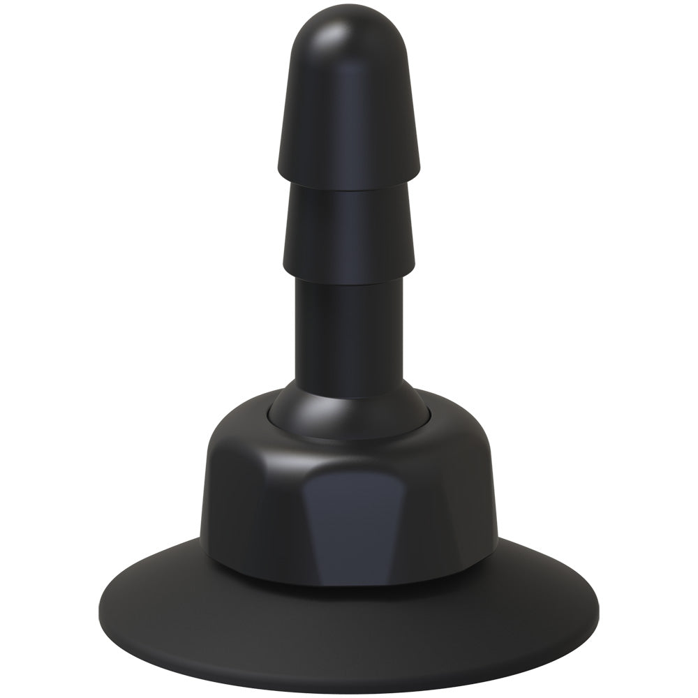 Vac-U-Lock Deluxe 360° Swivel Suction Cup Plug Black | 782421073459 | Available at EroticWarehouse.com