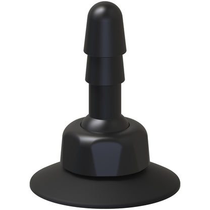 Vac-U-Lock Deluxe 360° Swivel Suction Cup Plug Black | 782421073459 | Available at EroticWarehouse.com