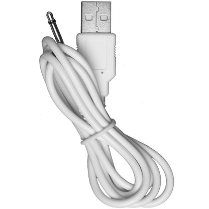 USB Pin Charger Cord (Ivibe Select Collection) White | 782421075019 | Available at EroticWarehouse.com