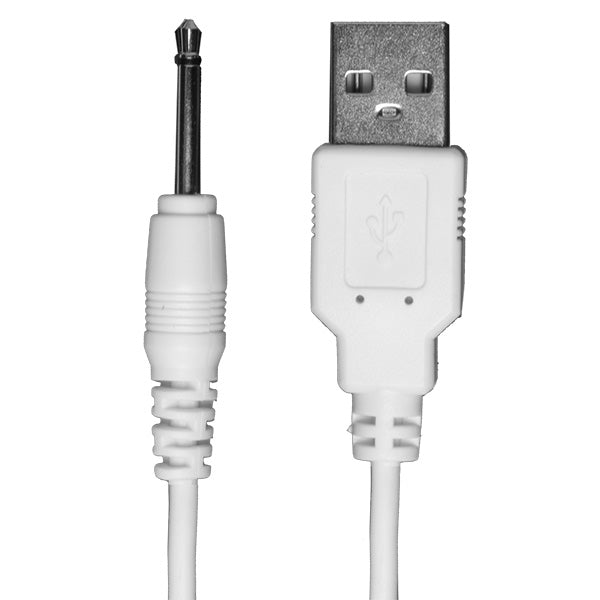 USB Pin Charger Cord (Ivibe Select Collection) White | 782421075019 | Available at EroticWarehouse.com