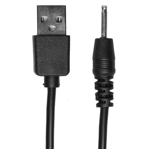 USB Pin Charger Cord (Vibrating Kink Pumped) Black | 782421075033 | Available at EroticWarehouse.com