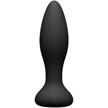 A-Play Vibe Experienced Rechargeable Silicone Anal Plug With Remote Black | 782421075637 | Available at EroticWarehouse.com