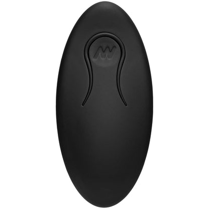 A-Play Vibe Experienced Rechargeable Silicone Anal Plug With Remote Black | 782421075637 | Available at EroticWarehouse.com