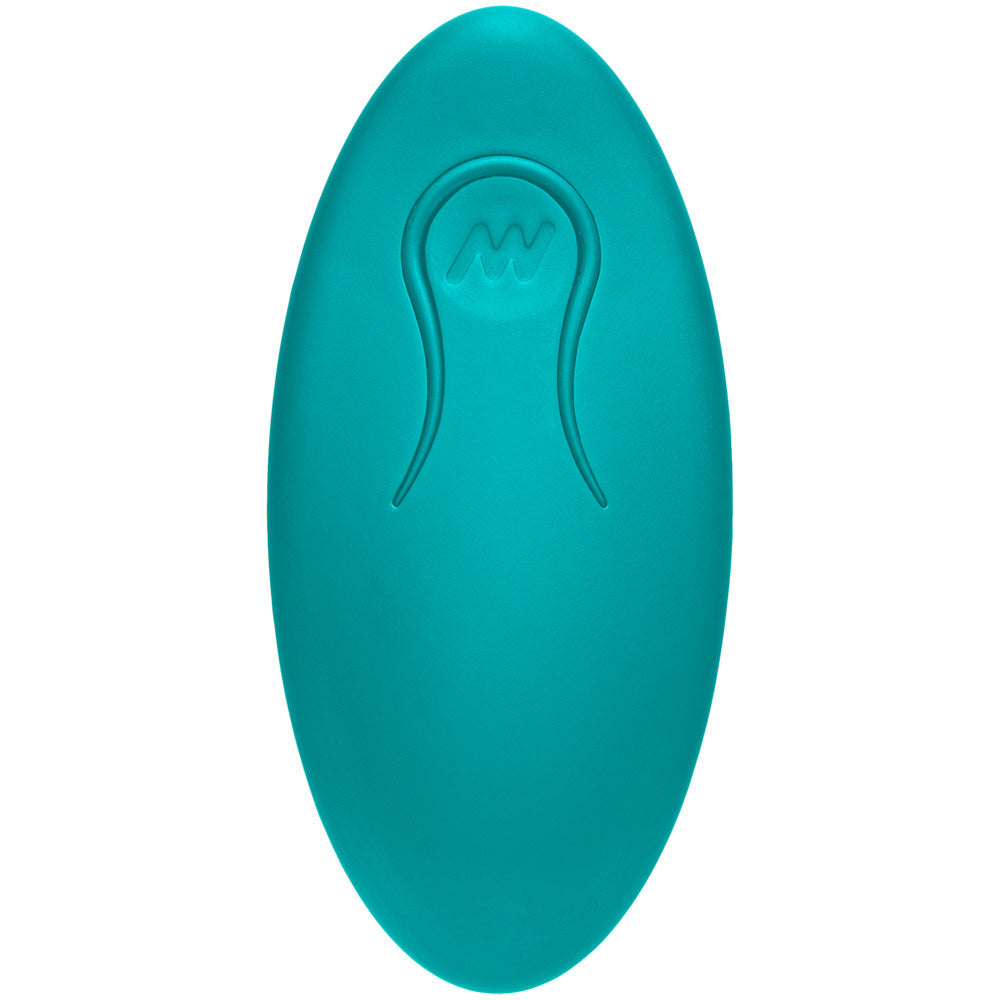 A-Play Rimmer Experienced Rechargeable Silicone Anal Plug With Remote Teal | 782421075705 | Available at EroticWarehouse.com