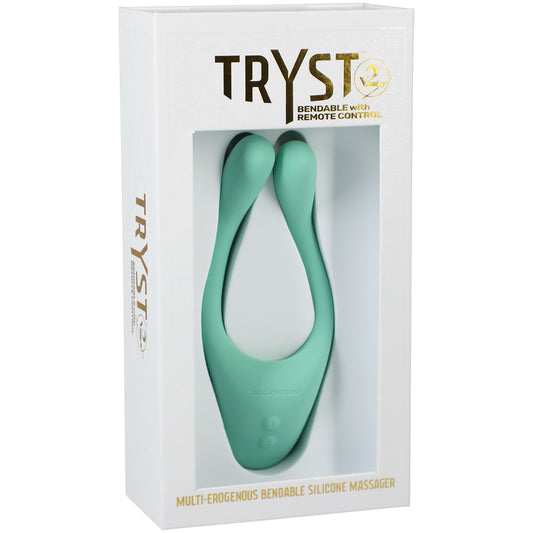 Tryst V2 Bendable Multi Erogenous Zone Massager With Remote Mint | 782421075880 | Available at EroticWarehouse.com
