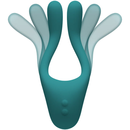 Tryst V2 Bendable Multi Erogenous Zone Massager With Remote Teal | 782421075897 | Available at EroticWarehouse.com