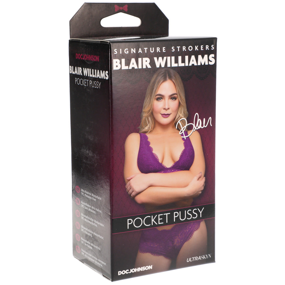 Signature Strokers Blair Williams Ultraskyn Pocket Pussy | 782421077624 | Available at EroticWarehouse.com