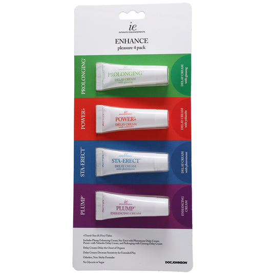 Intimate Enhancements Enhance Pleasure 4-Pack | 782421079147 | Available at EroticWarehouse.com