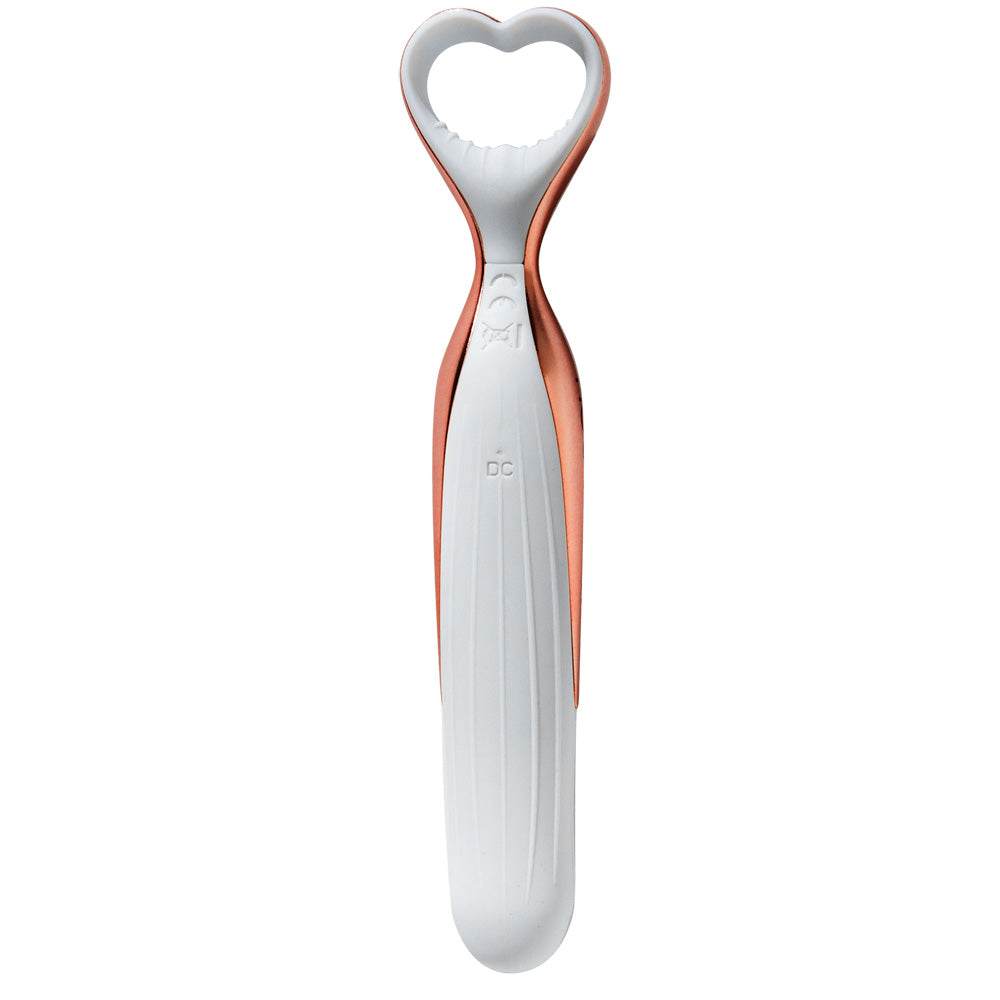 Woo: Rechargeable Silicone Vibe With Case White/Rose Gold | 782421079574 | Available at EroticWarehouse.com