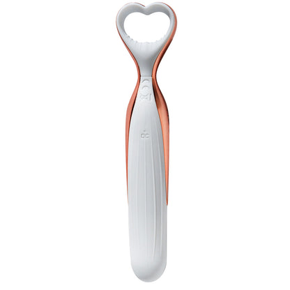 Woo: Rechargeable Silicone Vibe With Case White/Rose Gold | 782421079574 | Available at EroticWarehouse.com