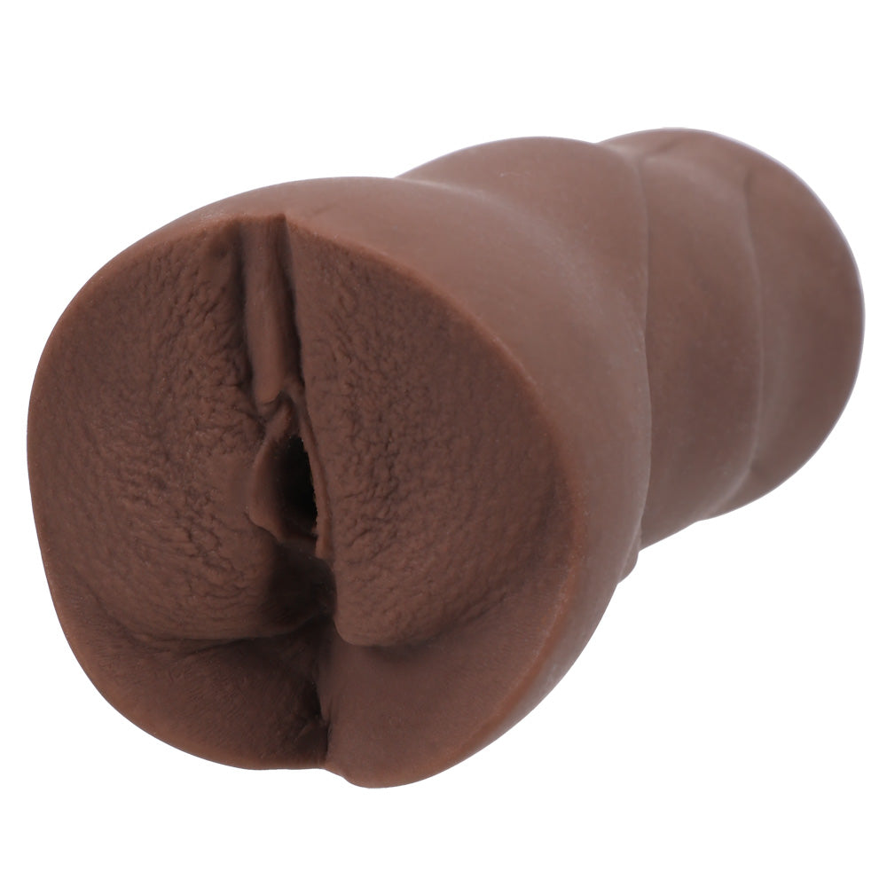 Signature Strokers Jenna Foxx Ultraskyn Pocket Pussy Chocolate | 782421079680 | Available at EroticWarehouse.com