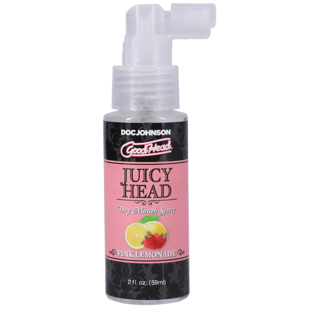 GoodHead Juicy Head Dry Mouth Spray Pink Lemonade 2 oz. | 782421080594 | Available at EroticWarehouse.com