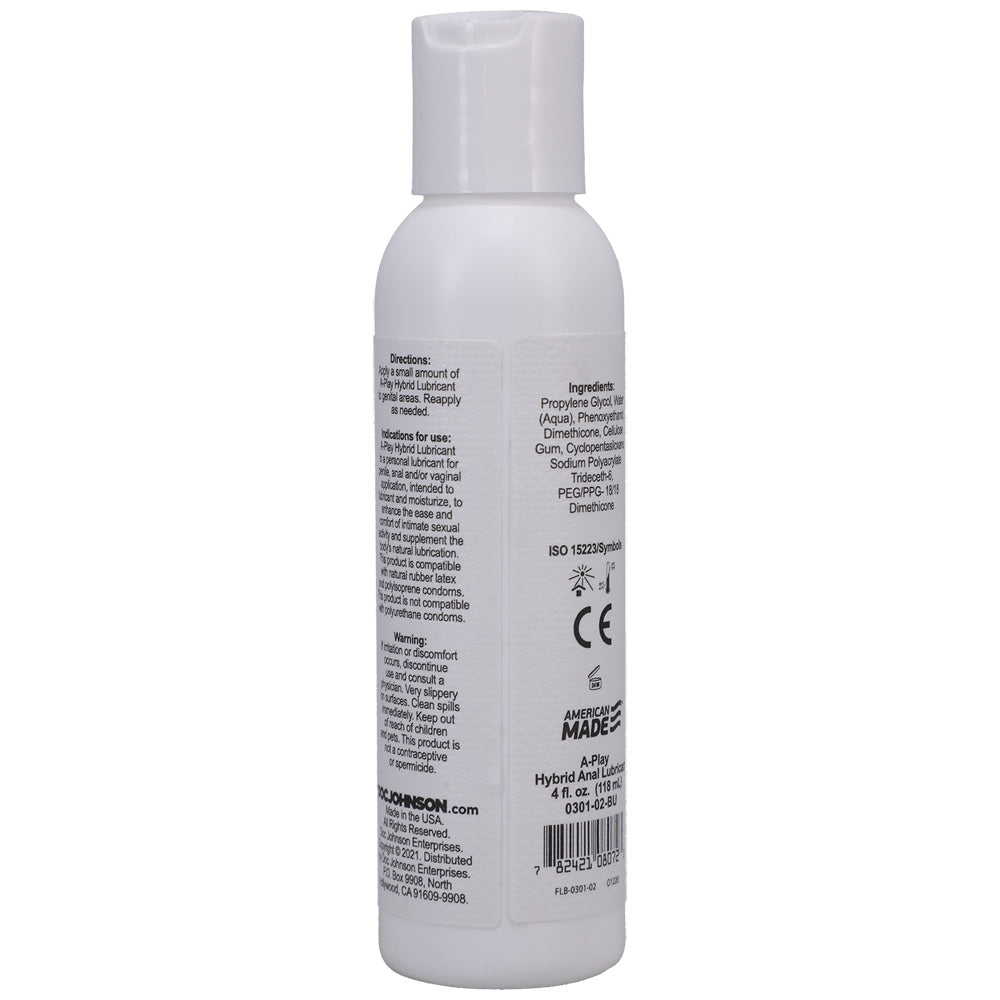 A-Play Hybrid Anal Lubricant 4 Oz. | 782421080723 | Available at EroticWarehouse.com