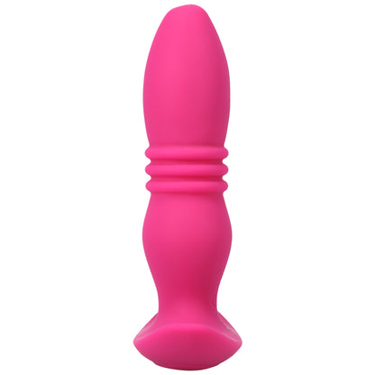 A-Play Rise Rechargeable Silicone Anal Plug With Remote Pink | 782421081270 | Available at EroticWarehouse.com