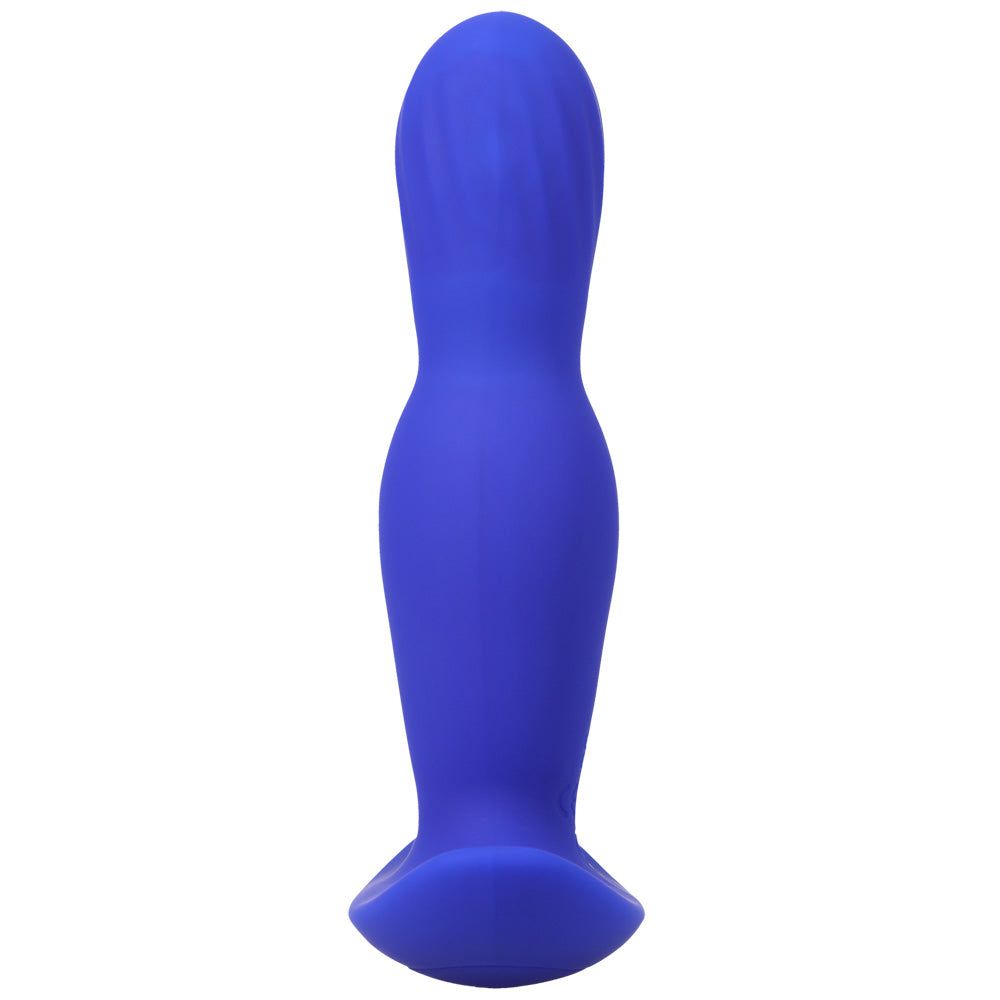 A-Play Expander Rechargeable Silicone Anal Plug With Remote Royal Blue | 782421081294 | Available at EroticWarehouse.com