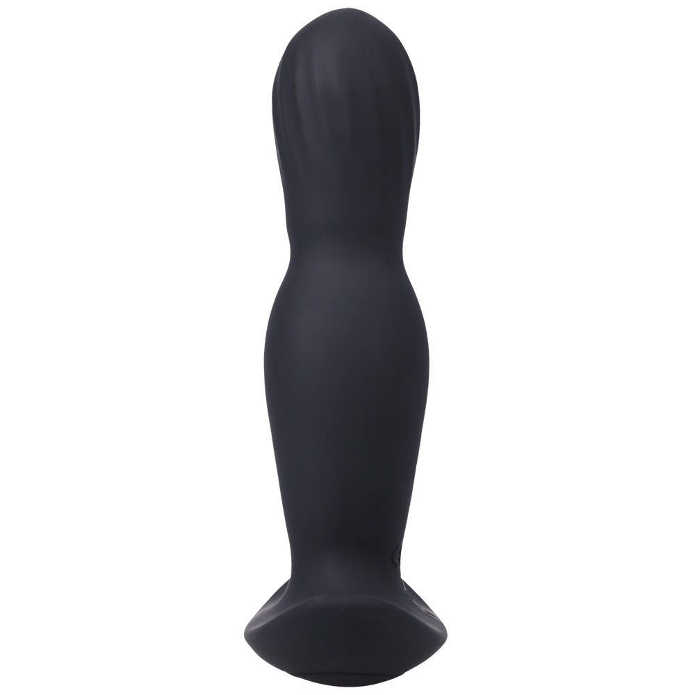A-Play Expander Rechargeable Silicone Anal Plug With Remote Black | 782421081300 | Available at EroticWarehouse.com
