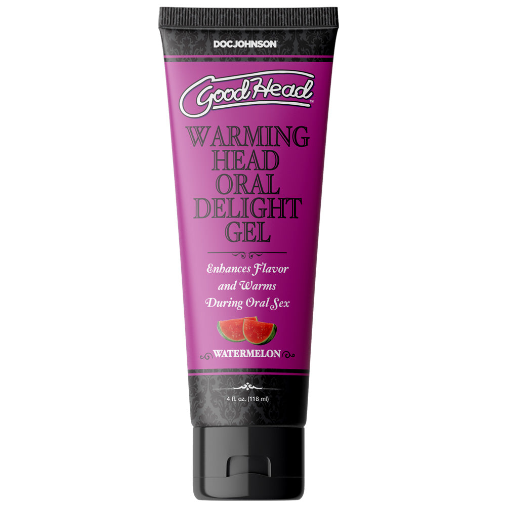 Goodhead Warming Oral Delight Gel Watermelon 4 oz. | 782421081737 | Available at EroticWarehouse.com