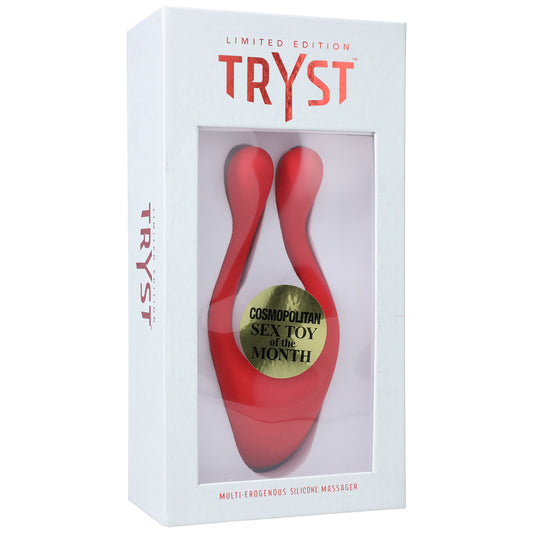 Tryst Multi Erogenous Zone Massager Limited Edition Red | 782421082253 | Available at EroticWarehouse.com