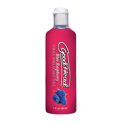 Goodhead Oral Delight Gel Blue Raspberry 1 oz. | 782421082468 | Available at EroticWarehouse.com