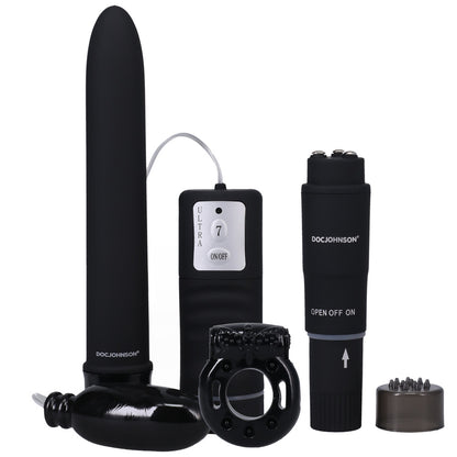 Black Magic Pleasure Kit Black | 782421082499 | Available at EroticWarehouse.com